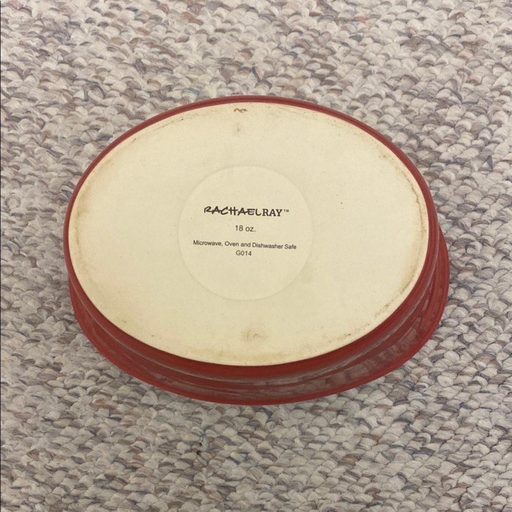 Red Ceramic Casserole Dish - Picture 5 of 7